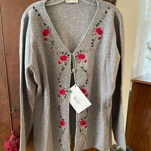 NWT Cashmere Company cardigan